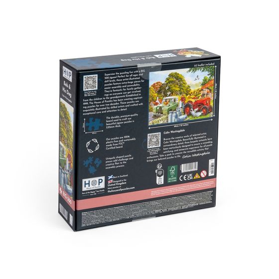 Bob And His Dog - Big 500 Piece Puzzle - House of Puzzles