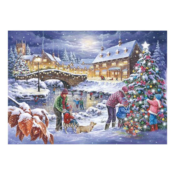 Christmas Is Coming - 2 X Big 500 Piece Puzzle - House of Puzzles