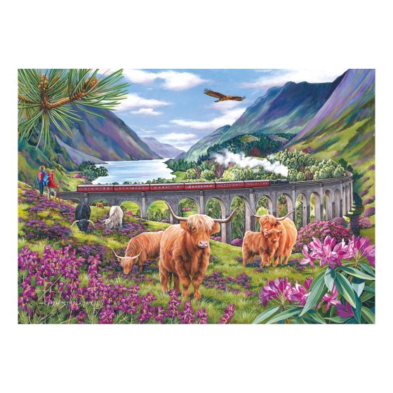 Glenfinnan Ladies - 1000 Piece Puzzle - House of Puzzles