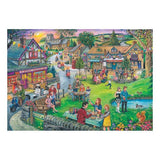 Sixties Green - Big 250 Piece Puzzle - House of Puzzles
