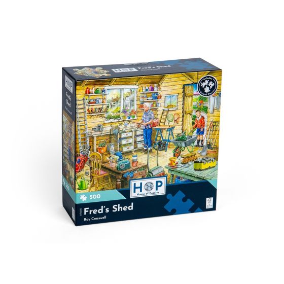 Freds Shed - 500 Piece Puzzle - House of Puzzles
