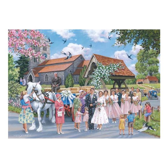 Country Wedding - 1000 Piece Puzzle - House of Puzzles