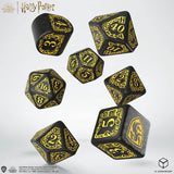 Q Workshop - Harry Potter Modern Dice Set - Hufflepuff - Black Dice Set 7