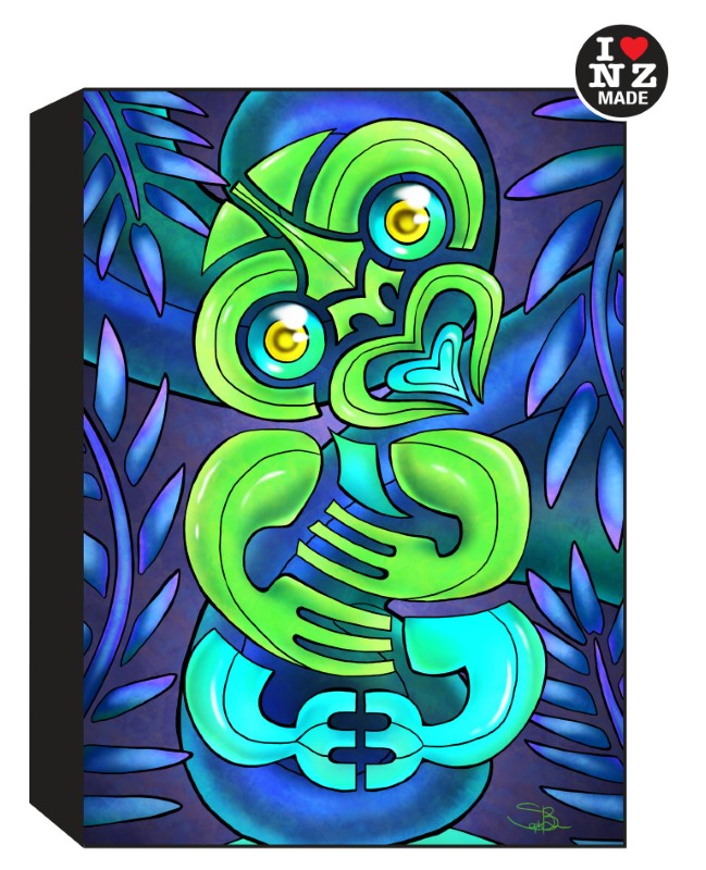 Sophie Blokker Artblock Black Freestanding or Hanging - Tiki