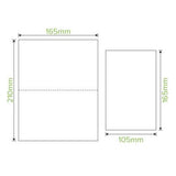 Serviette Dispenser 2 Ply Natural For Single Saver - 250PC