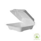Clam Sugarcane Vanguard 8x8x3 Inch - 50PC