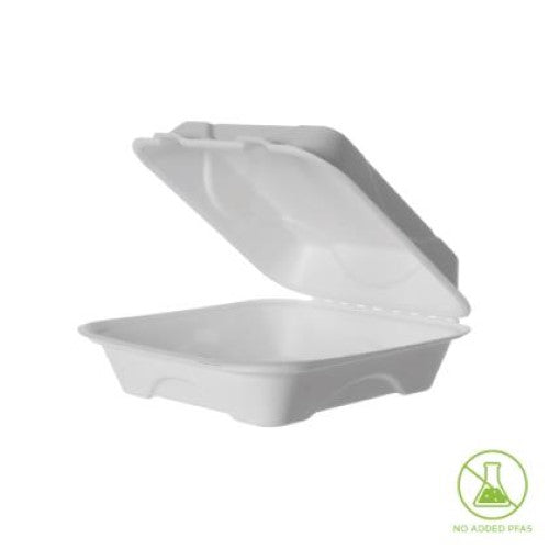 Clam Sugarcane Vanguard 8x8x3 Inch - 50PC
