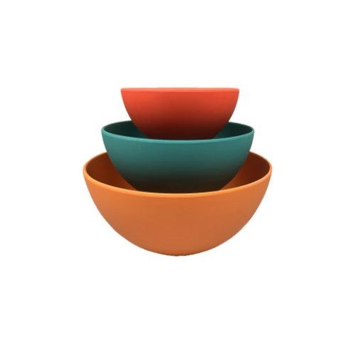 Dexam - School of Wok Bamboo Mixing Bowls Set 3