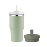 Smoothie Tumbler w/ Two Lids - AVANTI HydroQuech 550ml (Agave)