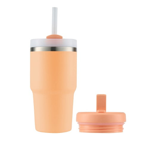 Smoothie Tumbler w/ Two Lids - AVANTI HydroQuech 550ml (Peach)