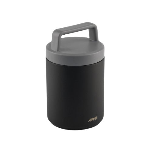 Insulated Food Jar with Handle - AVANTI 480ml (Black/Charcoal)