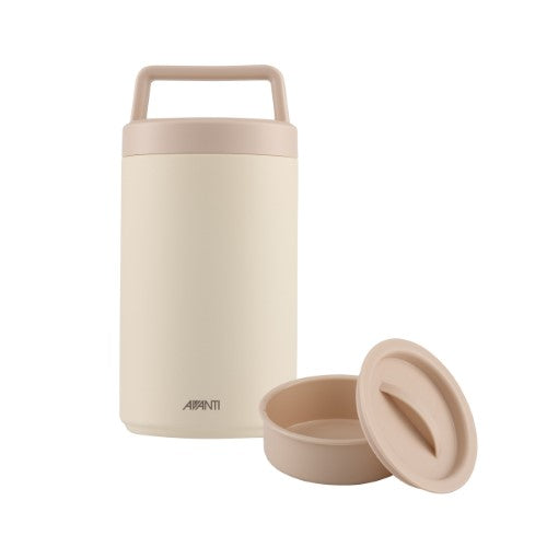 Inuslated Food Jar with Handle - AVANTI 720ml (Sand Dune)