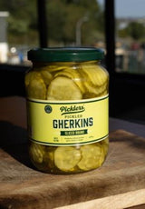 Gherkins Sliced Round - 670G