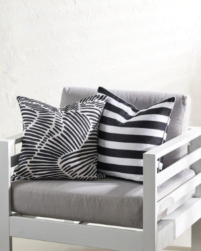 Cushion Cover - Branch Stripe Black (50 x 50cm)