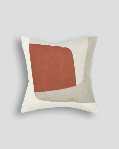 Cushion Cover - Maria Brick (50 x 50cm)