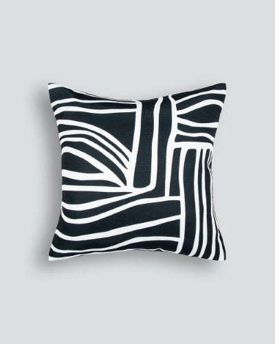 Cushion Cover - Maze Black (50 x 50cm)