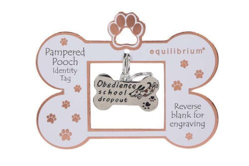 Engravable Pooch ID Tag - Equilibrium School Dropout