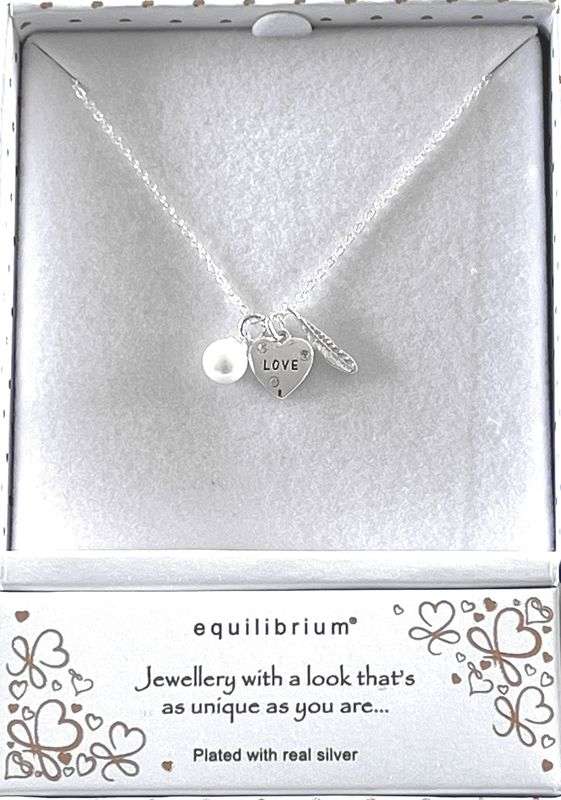 Necklace - Equilibrium Love/Feather