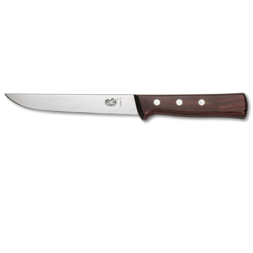 WOOD Boning Knife - VICTORINOX Straight Wide 15cm