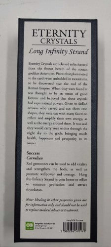 Eternity Crystal Strand - Carnelian (30cm)