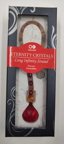 Eternity Crystal Strand - Carnelian (30cm)
