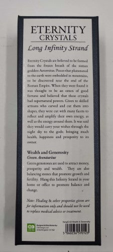 Eternity Crystal Strand - Green Aventurine (30cm)