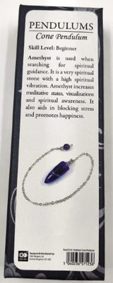 Pendulum - Amethyst Cone (Set of 2)