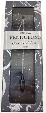 Pendulum - Black Onyx Cone (Set of 2)