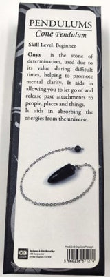 Pendulum - Black Onyx Cone (Set of 2)