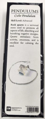 Pendulum - Clear Quartz Cube (Set of 2)