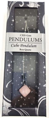 Pendulum - Rose Quartz Cube (Set of 2)