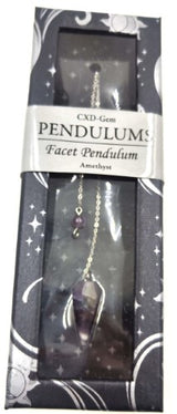 Pendulum - Amethyst Facet (Set of 2)