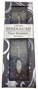 Pendulum - Clear Quartz Facet (Set of 2)