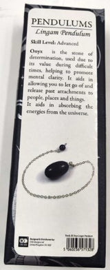 Pendulum - Black Onyx Lingam (Set of 2)