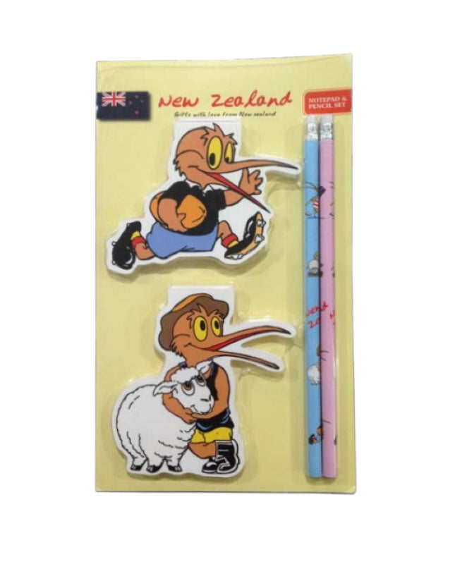 Pencil & Notebook Set with 2 pencils and 2 notepads
