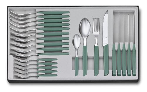 Table Set - VICTORINOX Swiss Modern 24 Pieces Sage