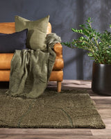 Floor Rug - Aria Olive (200 x 290cm) - OLLO