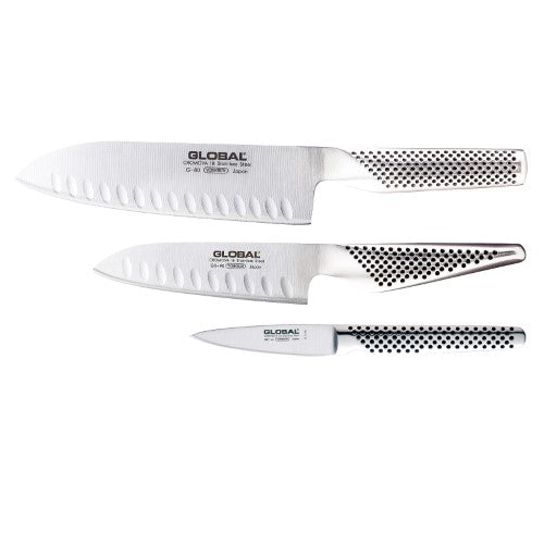 Santoku Knife Set - GLOBAL Classic 3 Piece