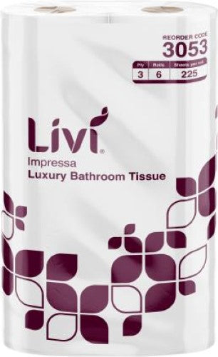 Toilet Roll 3Ply Impressa - 6PC