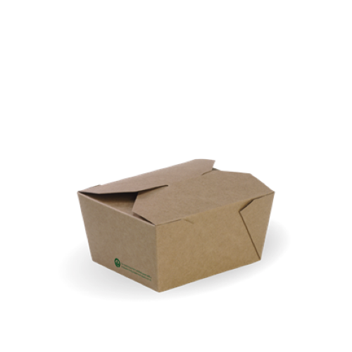 Box Lunch Cardboard PLA LinedSmall 110x90x64mm - 50PC