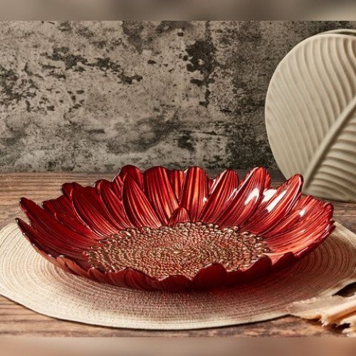 DRH Red Sunflower Bowl