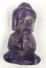Figurine - Gemstone Buddha Amethyst (5cm)