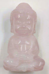 Figurine - Gemstone Buddha Rose Quartz (5cm)