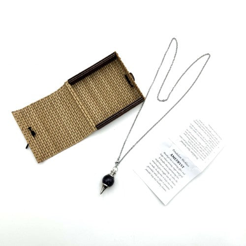 Pendulum Necklace - Amethyst (70 x 4cm)