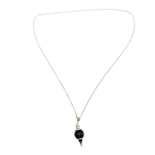 Pendulum Necklace - Amethyst (70 x 4cm)