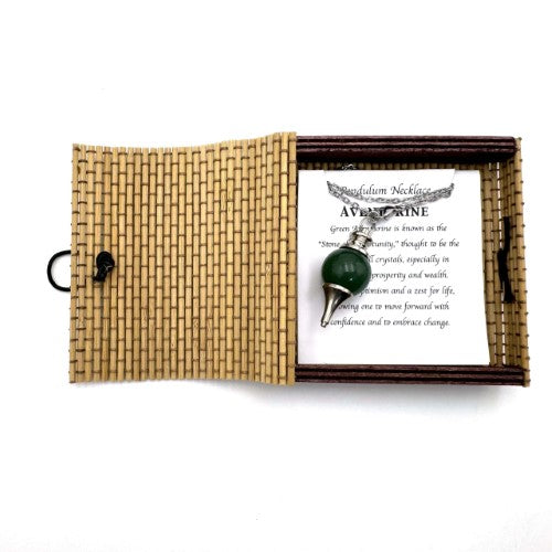 Pendulum Necklace - Aventurine (70 x 4cm)