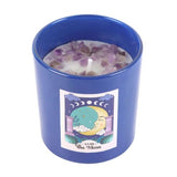 Crystal Chip Candle - The Moon Celestial Amethyst