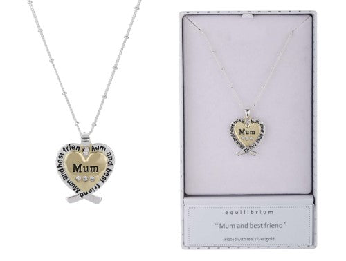 Equilibrium Necklace - Mum Heart