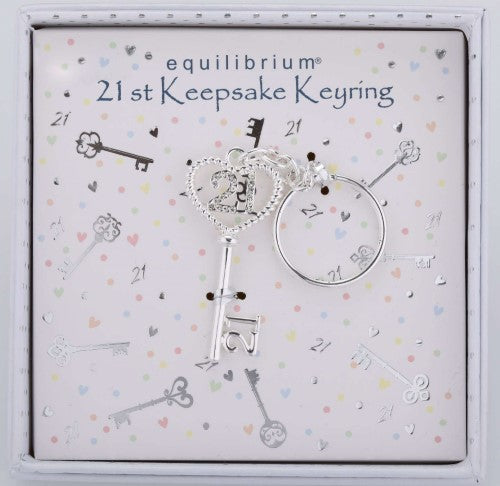 Equilibrium Keepsake 21st Keyring