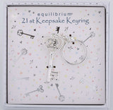 Equilibrium Keepsake 21st Keyring